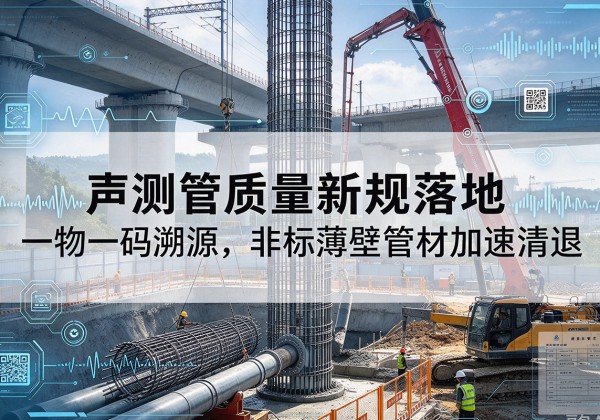 哈尔滨声测管质量新规落地，一物一码溯源，非标薄壁管材加速清退